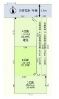3区画の分譲地！コンビニ・ドラッグストア等近く、周辺商業施設充実